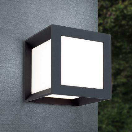 Orion - Außenleuchte HENRY 1xE27/15W/230V 16x16 cm IP44 Anthrazit