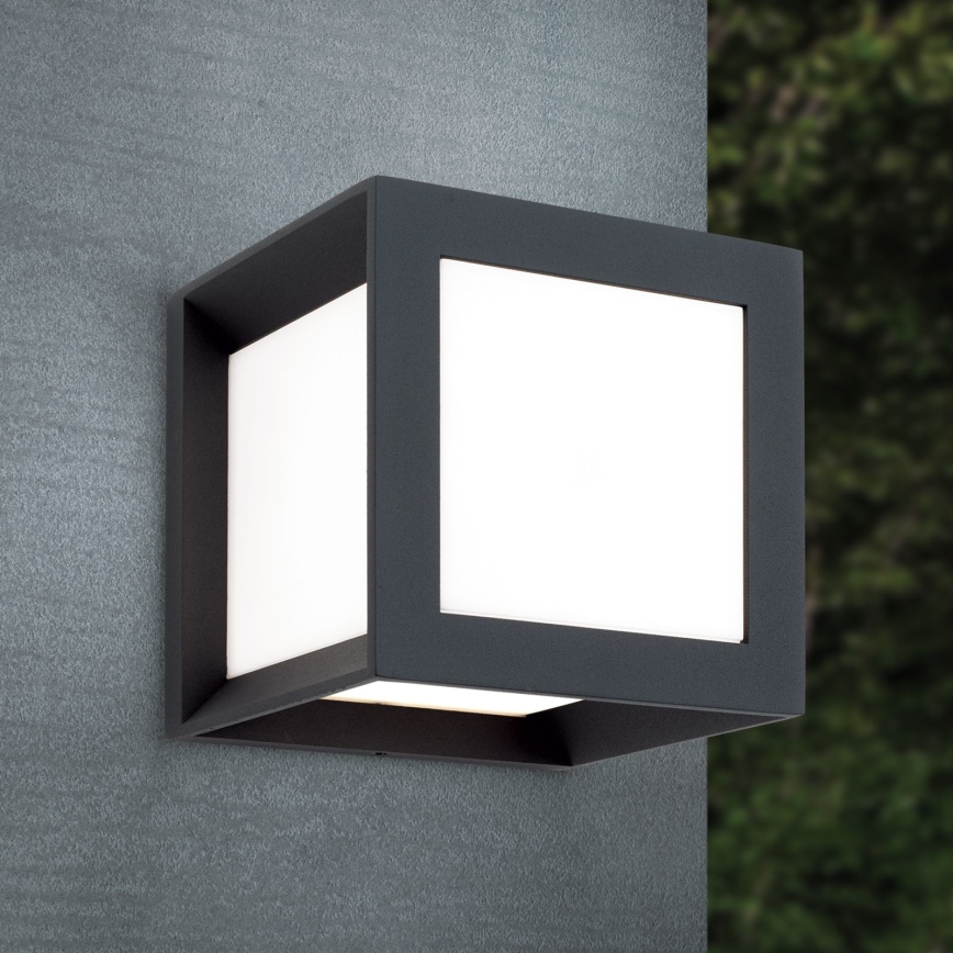 Orion - Außenleuchte HENRY 1xE27/15W/230V 16x16 cm IP44 Anthrazit