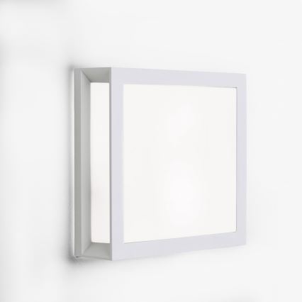 Außenleuchte HENRY 2xE27/15W/230V 26x26 cm IP44 weiß