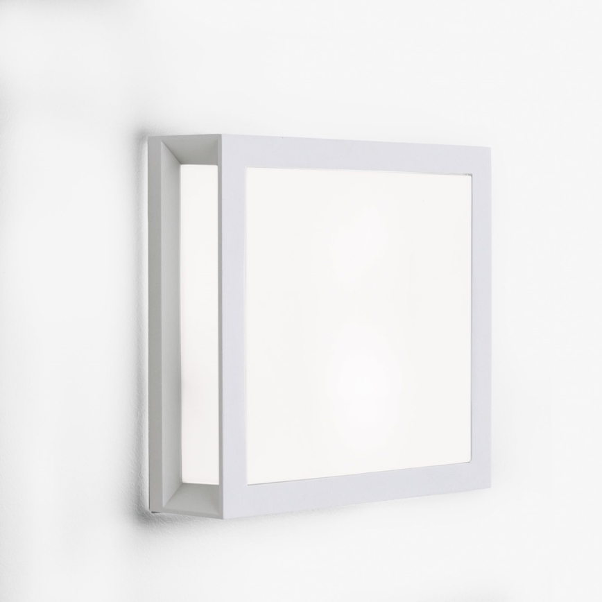 Außenleuchte HENRY 2xE27/15W/230V 26x26 cm IP44 weiß