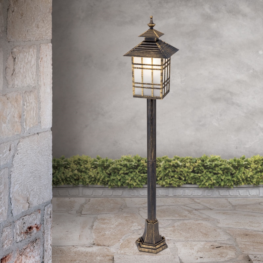 Außenleuchte KIKO 1xE27/11W/230V IP44 bronzen/Patina