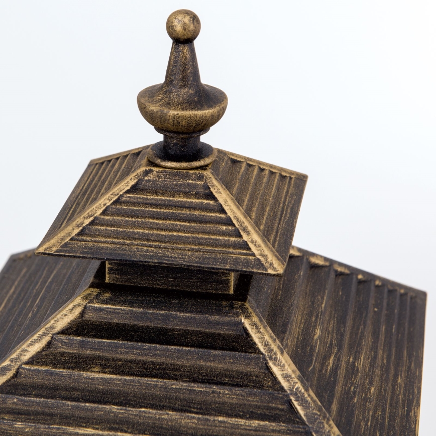 Außenleuchte KIKO 1xE27/11W/230V IP44 bronzen/Patina