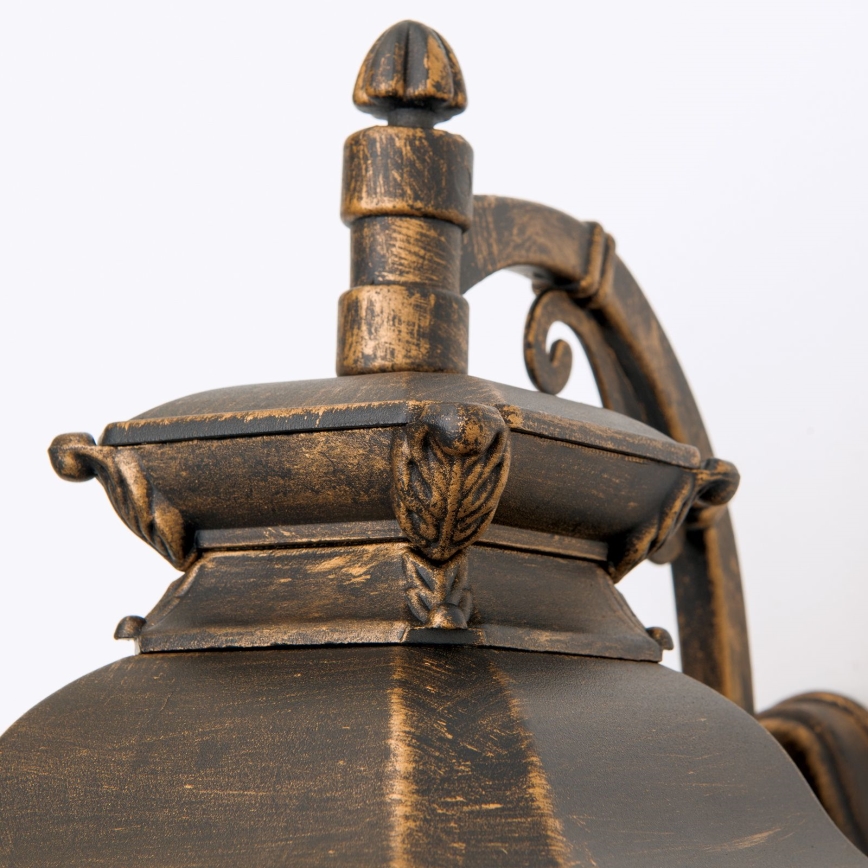 Außenwandleuchte AIKO 1xE27/60W/230V IP23 Bronze/Patina