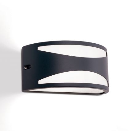 Außenwandleuchte SHELL 1xE27/40W/230V IP54 Anthrazit