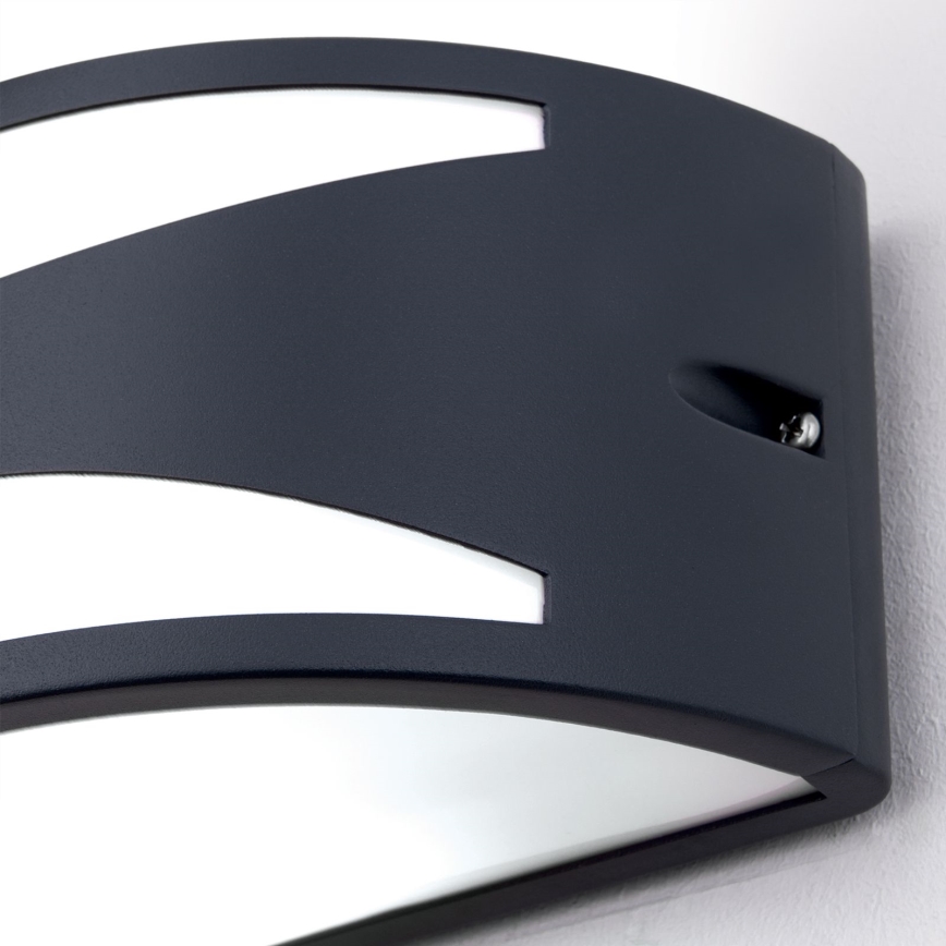 Außenwandleuchte SHELL 1xE27/40W/230V IP54 Anthrazit