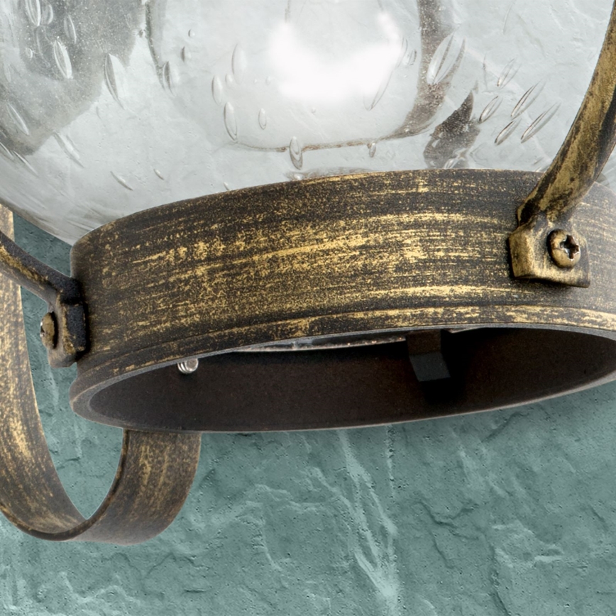 Außenwandleuchte TAVERNA 1xE27/60W/230V IP23 Bronze/Patina