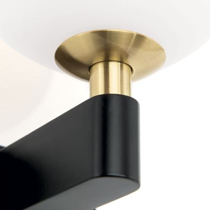 Badezimmer-Wandleuchte MARA 1xG9/20W/230V IP44 schwarz