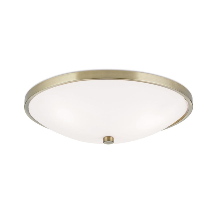 Deckenleuchte AIDA 3xE27/60W/230V d 40 cm Messing