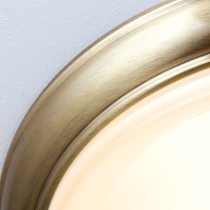 Deckenleuchte AUSTRIAN OLD LAMP 3xE27/60W/230V d 50 cm bronzen/beige