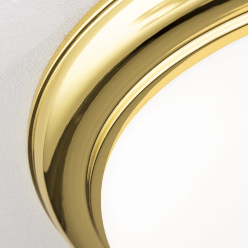 Deckenleuchte EMPIRA 3xE27/40W/230V Ø 48 cm goldfarben