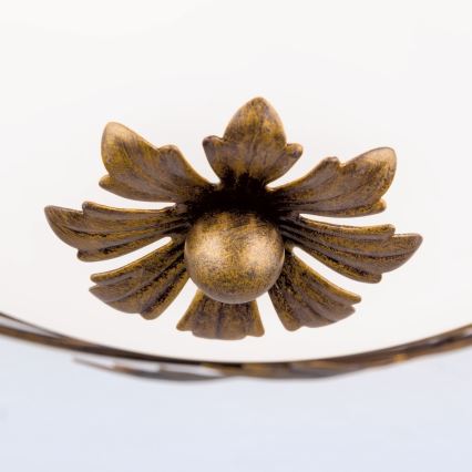 Deckenleuchte FLEUR 2xE27/60W/230V d 40 cm bronzen