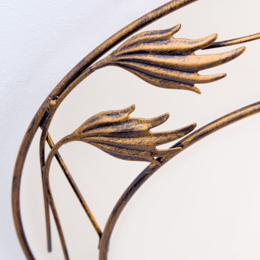 Deckenleuchte FLEUR 2xE27/60W/230V d 40 cm bronzen