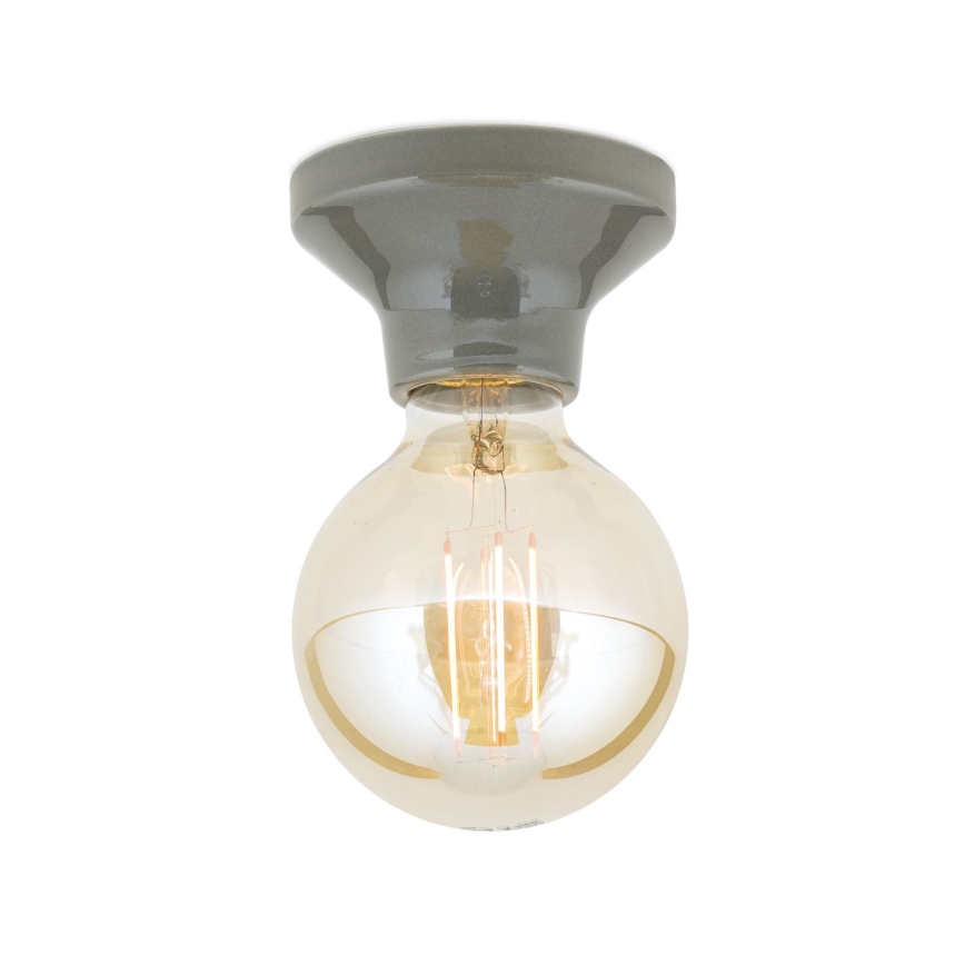 Deckenleuchte FROST 1xE27/60W/230V grau