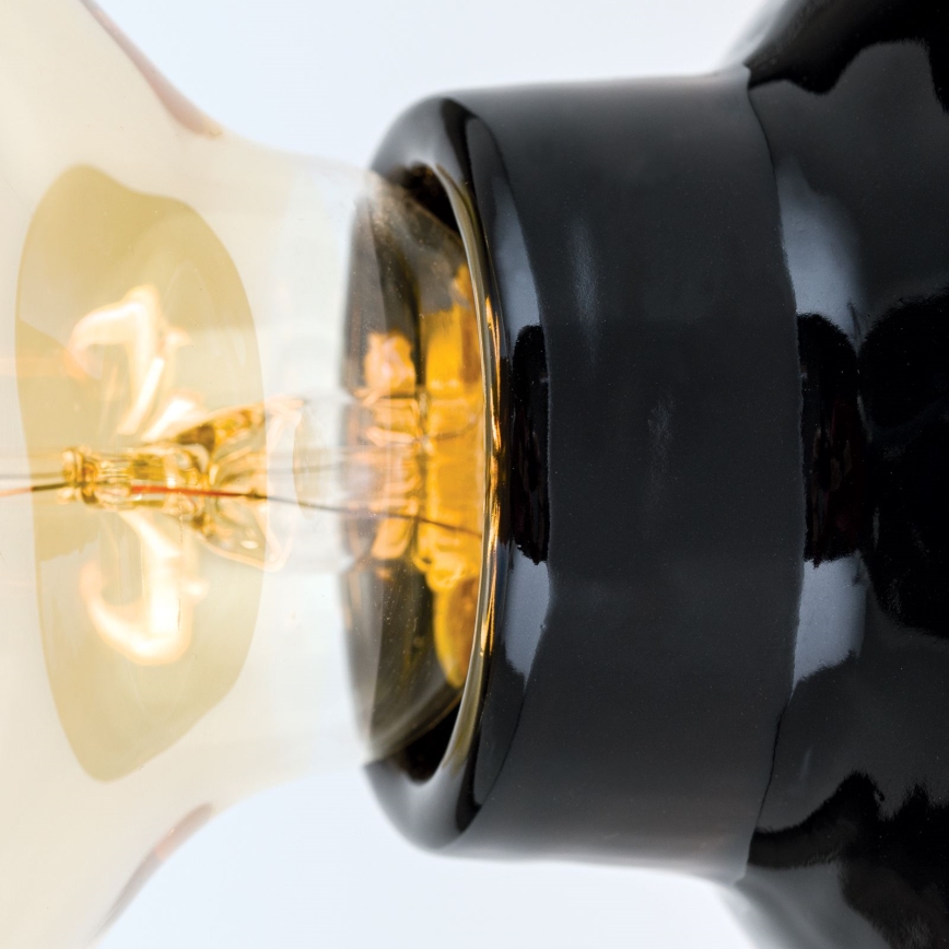 Deckenleuchte FROST 1xE27/60W/230V schwarz