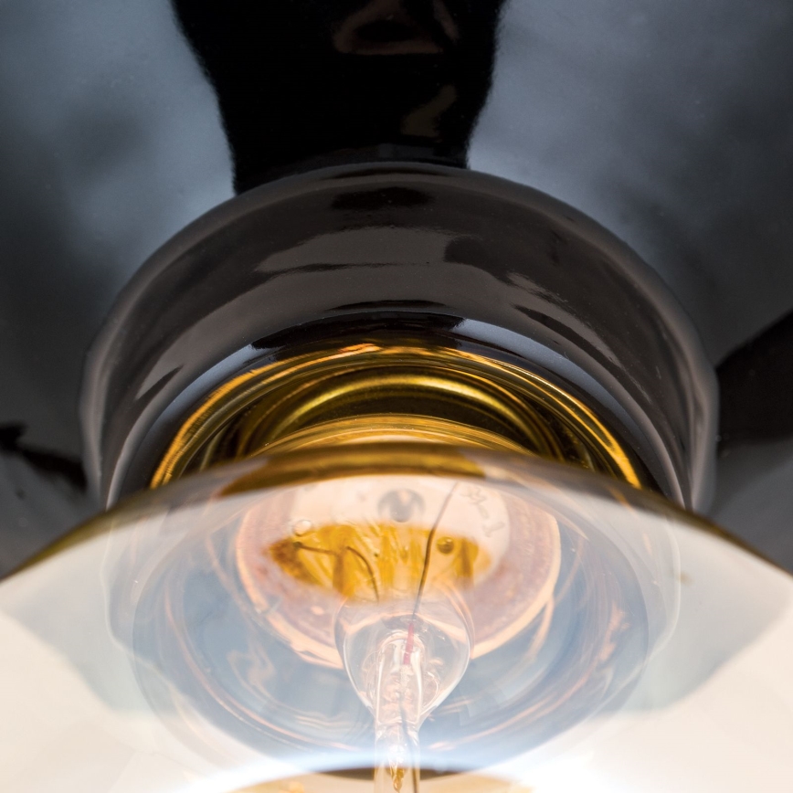 Deckenleuchte FROST 1xE27/60W/230V schwarz