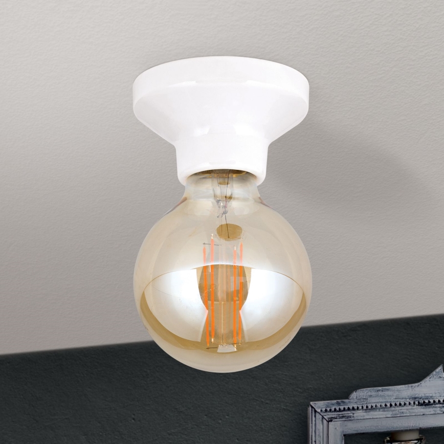 Deckenleuchte FROST 1xE27/60W/230V weiß