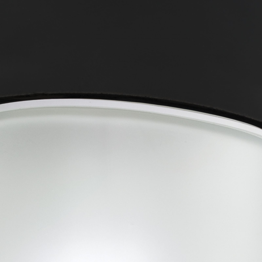 Deckenleuchte OSTIA 1xE27/40W/230V Ø 9,8 cm schwarz