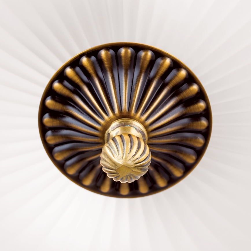 Deckenleuchte ROCCA 2xE27/60W/230V d 31 cm bronzen/weiß