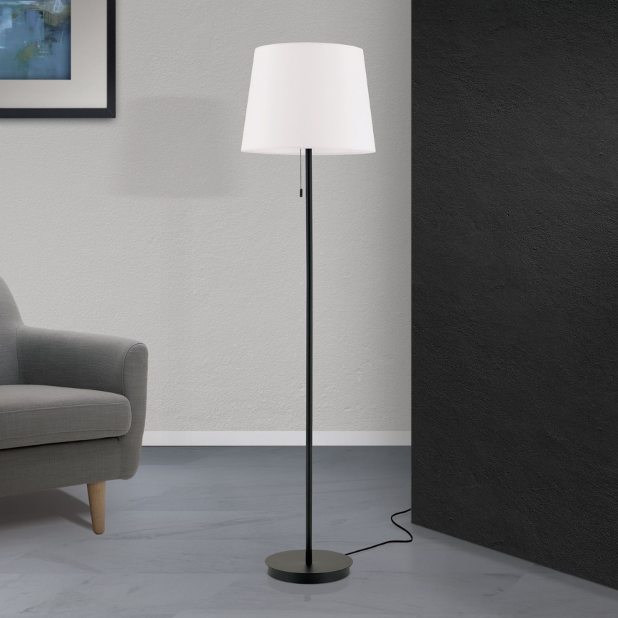 Stehleuchte LUDWIG 1xE27/40W/230V weiß/schwarz