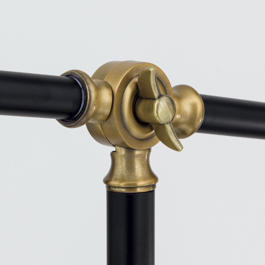 Stehleuchte SCHILLER 1xE27/40W/230V schwarz/bronzen