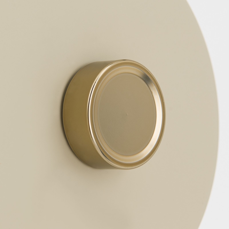 Dimmbare, flexible Wandleuchte DOTTY, 1x GU10/10W/230V, Beige/Schwarz