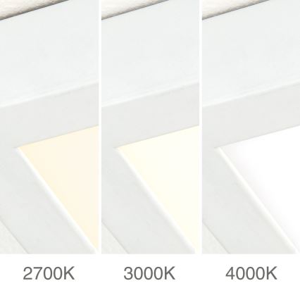 Dimmbare LED-Deckenleuchte DISC LED/30W/230V 2700/3000/4000K 39x39 cm weiß