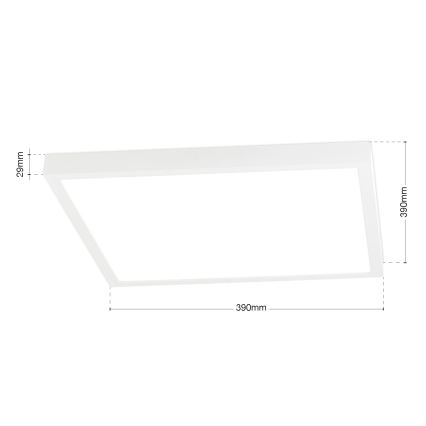 Dimmbare LED-Deckenleuchte DISC LED/30W/230V 2700/3000/4000K 39x39 cm weiß