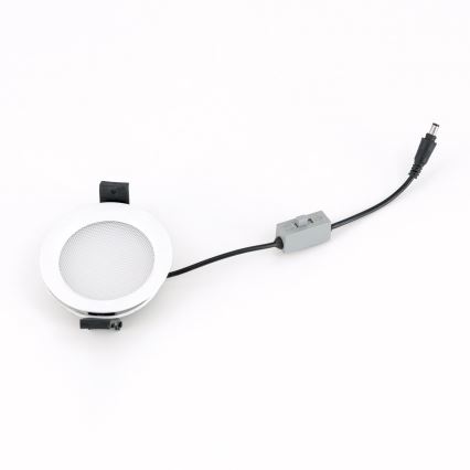Dimmbare LED-Badezimmer-Einbauleuchte OFFICE LED/15W/230V 3000/4000/6000K Ø 14 cm UGR19 IP44 weiß