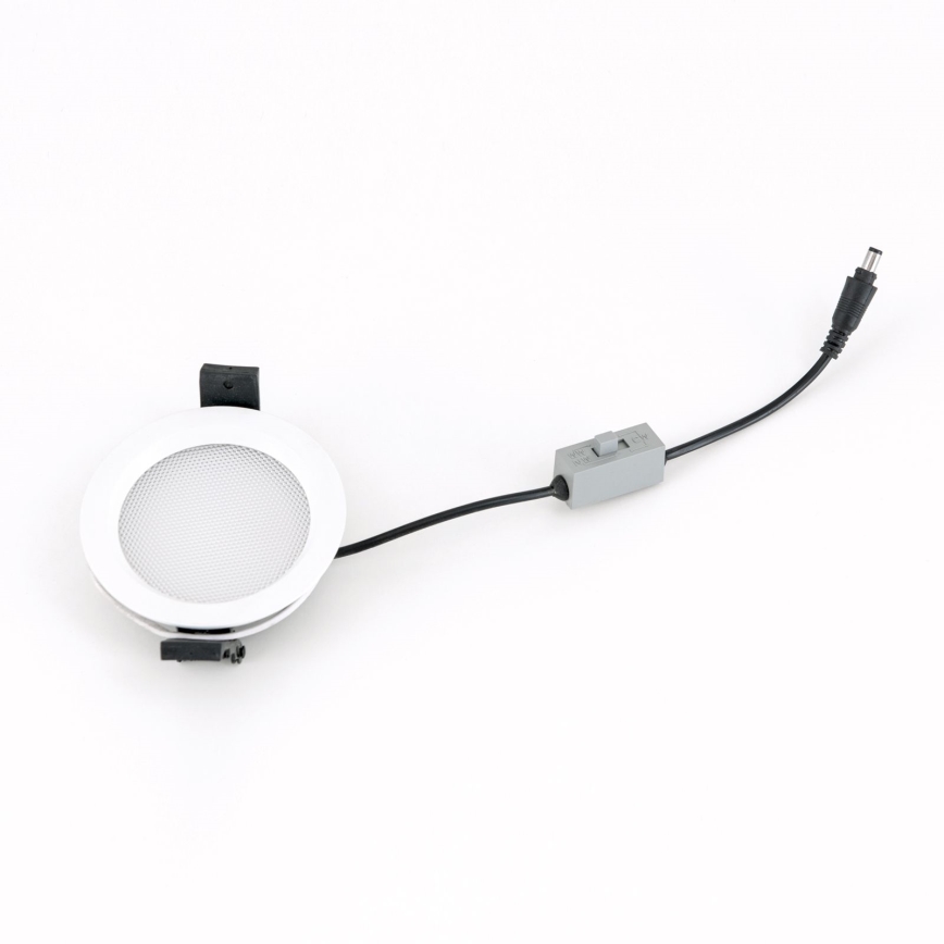 Dimmbare LED-Badezimmer-Einbauleuchte OFFICE LED/15W/230V 3000/4000/6000K Ø 14 cm UGR19 IP44 weiß