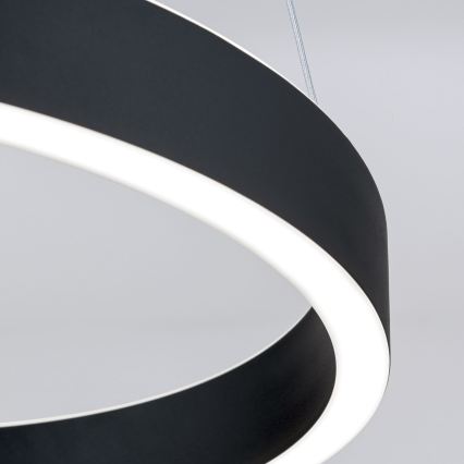 LED-dimmbare Pendelleuchte an Kabel KOLK LED/40W/230V 2700/3000/4000K Ø 40 cm schwarz
