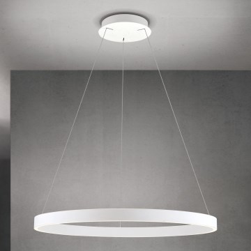 Orion - dimmbare LED-Pendelleuchte an Kabel KOLK LED/80W/230V 2700/3000/4000K Ø 80 cm weiß