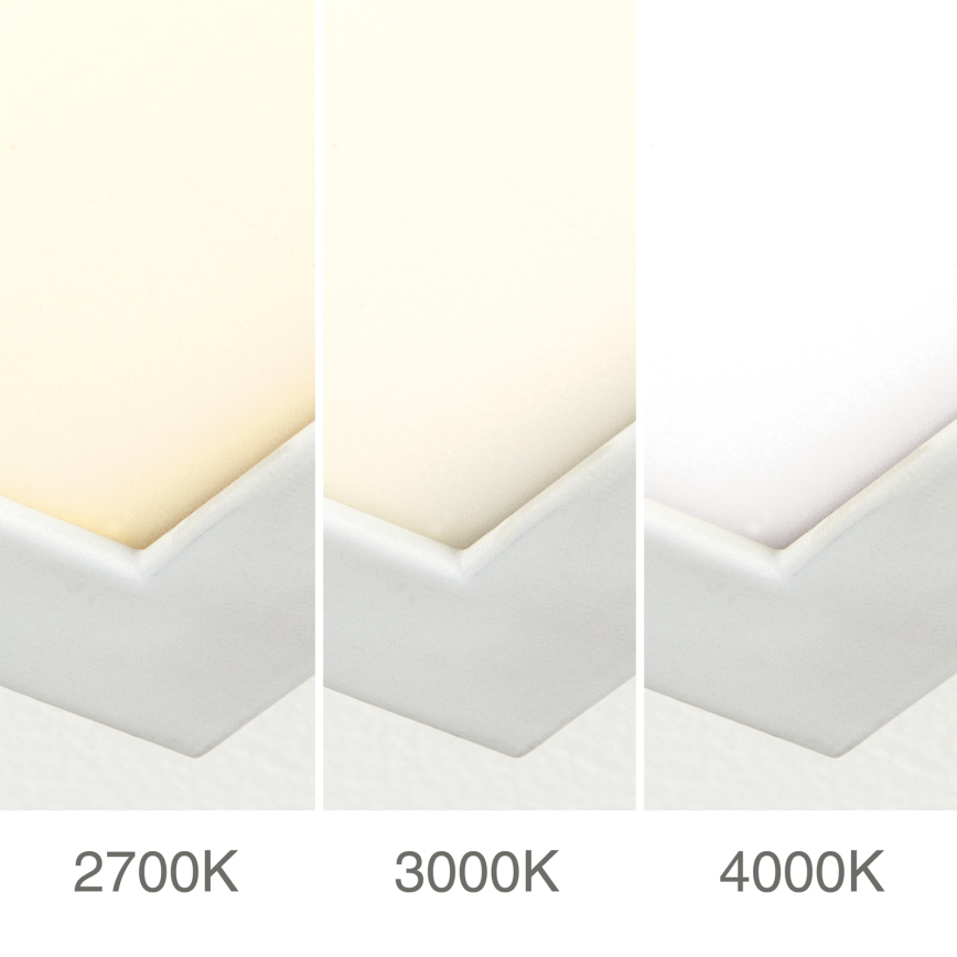 LED dimmbares Aufputzpanel DISC LED/40W/230V 2700/3000/4000K 115x30 cm weiß