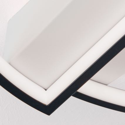 LED Dimmbares Deckenleuchte OLGA LED/28W/230V schwarz/weiß