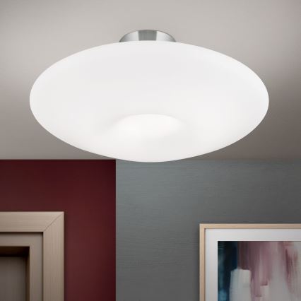 Deckenleuchte BLANC 2xE27/60W/230V d 49 cm matt Chrom