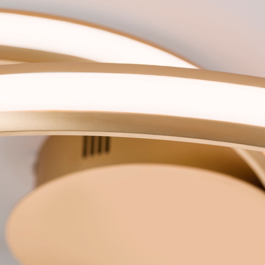 Dimmbare LED-Deckenleuchte CIRCUS LED/30W/230V golden