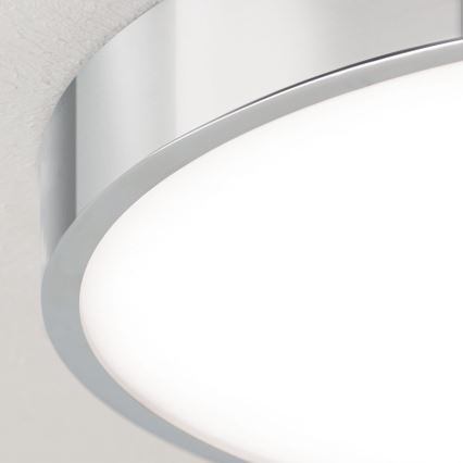 LED-Deckenleuchte BULLY LED/28W/230V d 28 cm glänzendes Chrom
