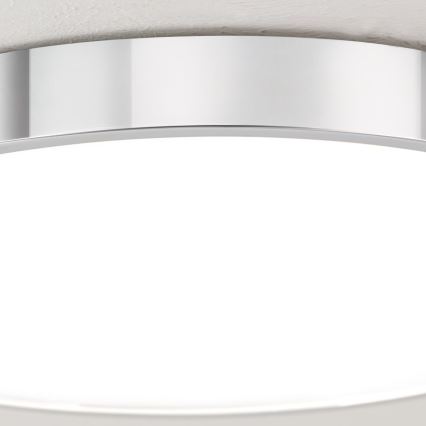 LED-Deckenleuchte BULLY LED/28W/230V d 28 cm glänzendes Chrom