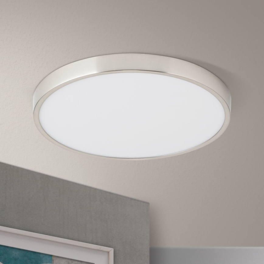 LED-Deckenleuchte BULLY LED/28W/230V d 28 cm matt Chrom