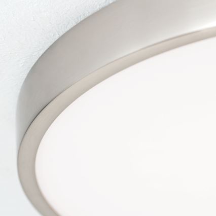 LED-Deckenleuchte BULLY LED/28W/230V d 28 cm matt Chrom