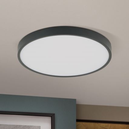 LED-Deckenleuchte BULLY LED/28W/230V d 28 cm schwarz
