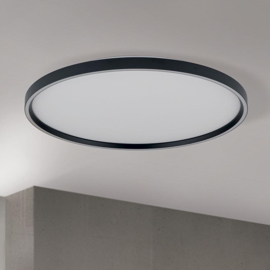 Dimmbare LED-Deckenleuchte MASCA LED/47W/230V 2700/3350/4000K d 60 cm schwarz