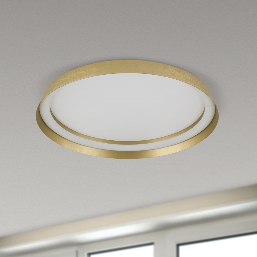 Dimmbare LED-Deckenleuchte MANTA LED/38W/230V 2700/3000/4000K d 45 cm golden