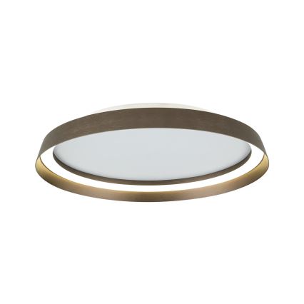 Dimmbare LED-Deckenleuchte MANTA LED/38W/230V 2700/3000/4000K d 45 cm braun