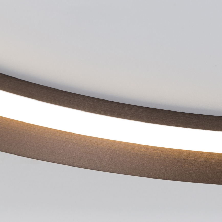 Dimmbare LED-Deckenleuchte MANTA LED/38W/230V 2700/3000/4000K d 45 cm braun