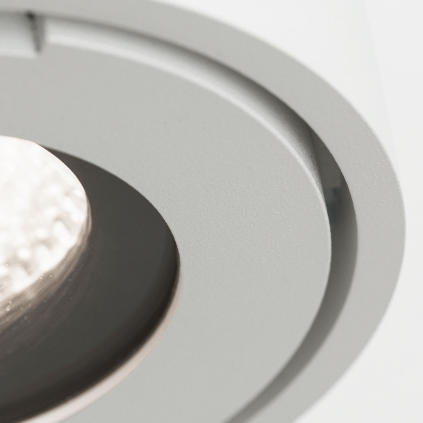 LED Dimmbares Badezimmer-Einbaustrahler HARVEY LED/15W/230V IP65 Weiß