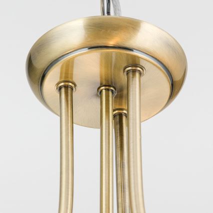 Hängeleuchte an Kette AIDA 3xE27/60W/230V d 39,5 cm Messing