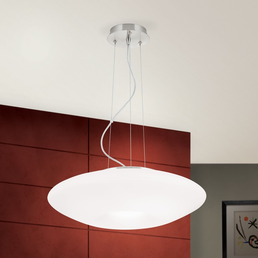 Hängeleuchte BLANC 2xE27/60W/230V d 49 cm matt Chrom