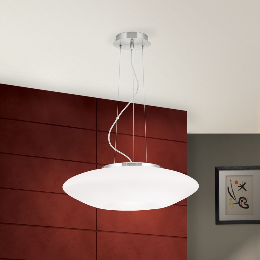 Hängeleuchte BLANC 2xE27/60W/230V d 49 cm matt Chrom