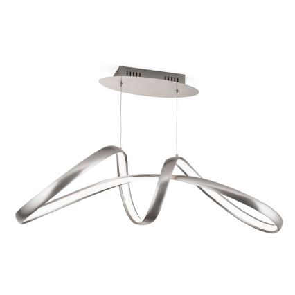 Dimmbare LED-Hängeleuchte CIRCUS LED/36W/230V silbern