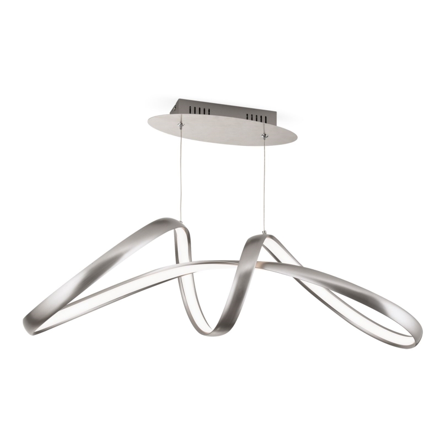 Dimmbare LED-Hängeleuchte CIRCUS LED/36W/230V silbern